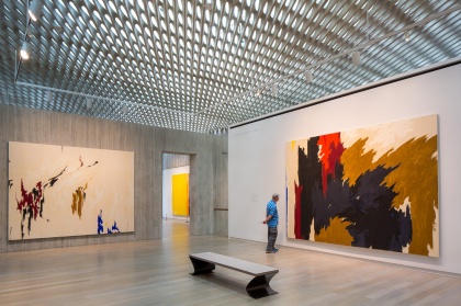 The final gallery in the Clyfford Still Museum, Denver. PHOTO: JAMES FLORIO, COURTESY CS MUSEUM