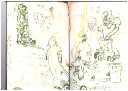 Sketchbook August 1995 - 9